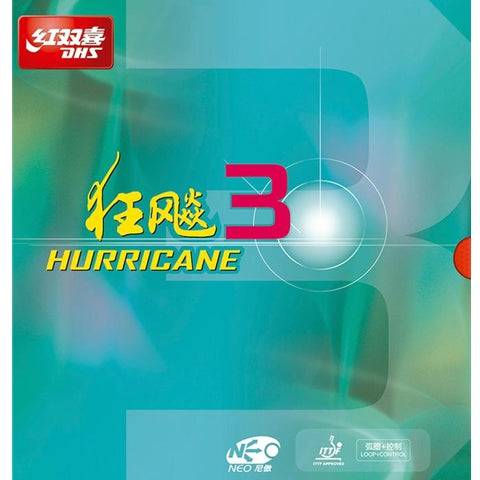 DHS Hurricane 3 Neo 39 Degree  Medium-Soft - RED