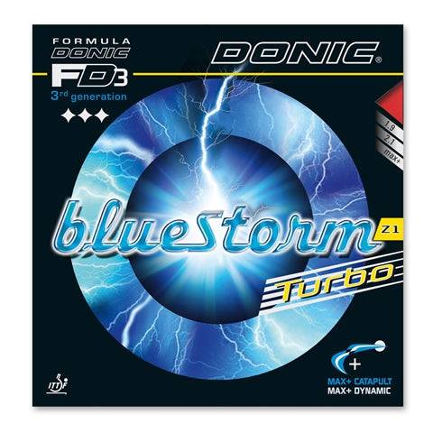 Donic Bluestorm Z1 Turbo - Inverted (Blue) - Table Tennis Blue