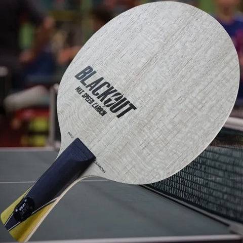 Gambler Blackout Max Speed Carbon - Offensive Table Racket  - FLARED