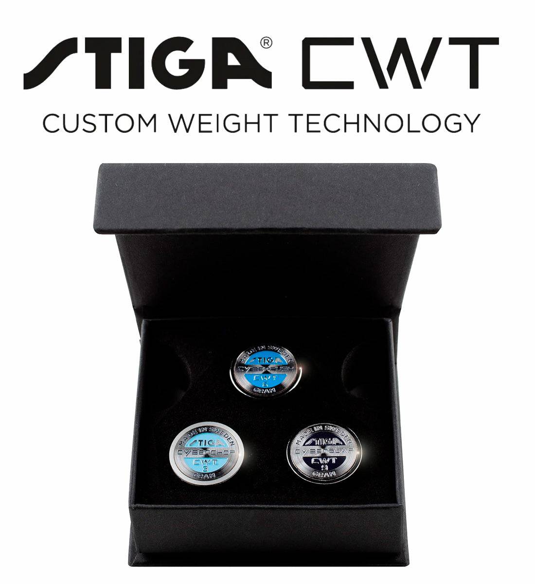 Stiga Cybershape Carbon CWT (Custom Weight Technology)