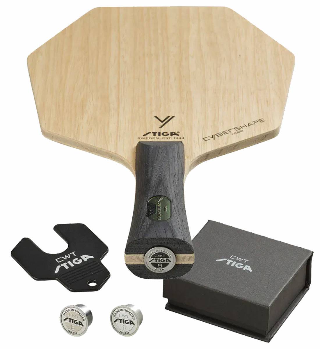 Stiga Cybershape Wood CWT - Offensive Minus Table Tennis Blade