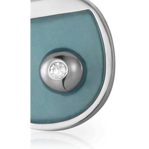 Vinqui Table Tennis Bat and Ball Earrings - Blue