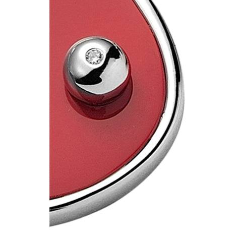 Vinqui Table Tennis Bat Pendant - Coral Red