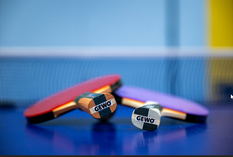 Christian Süß Playing Table Tennis
