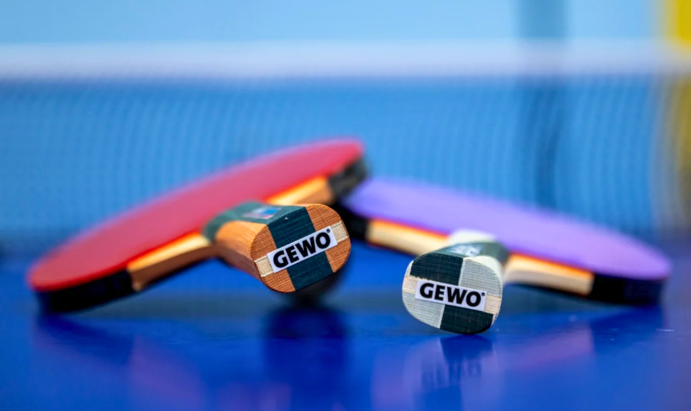 Christian Süß Playing Table Tennis