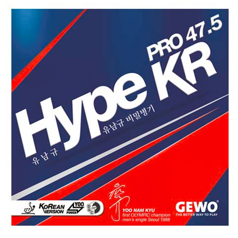 GEWO Hype KR Pro 47.5 - Offensive Table Tennis Rubber