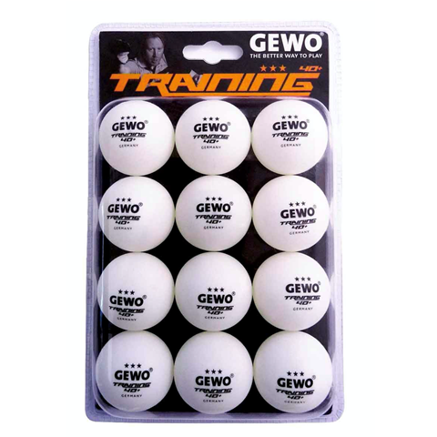 GEWO 40+ Super Training Balls - 12 Pack