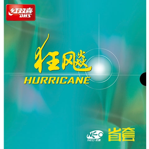 DHS Hurricane 3 Neo Provincial Orange Table Tennis Rubber - 40 Degree