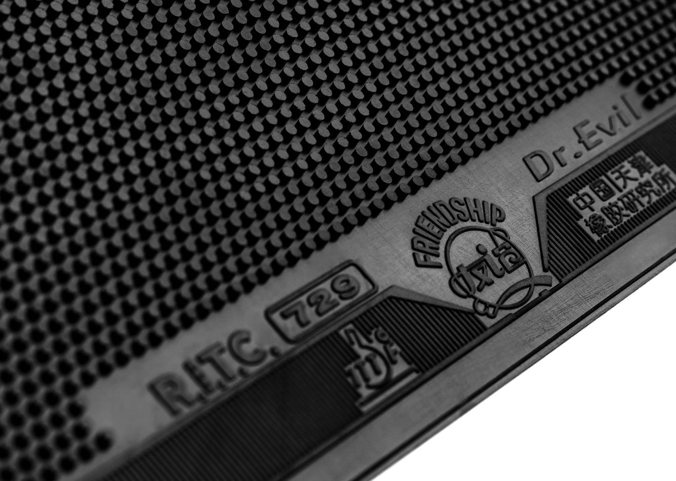 729 Friendship Dr. Evil OX Table Tennis Rubber - Black