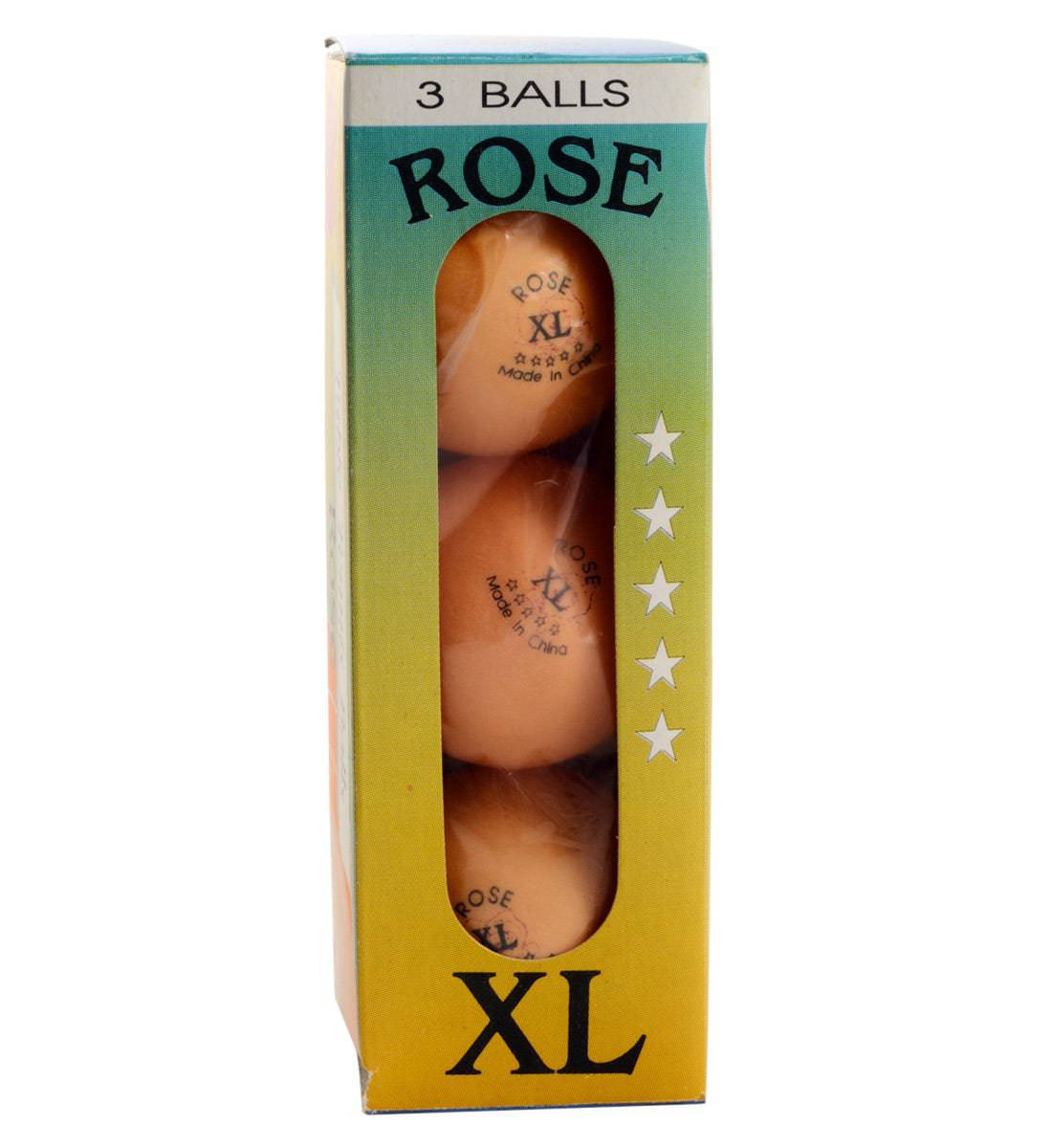 Rose Oversized Table Tennis Ball  - Three Pack