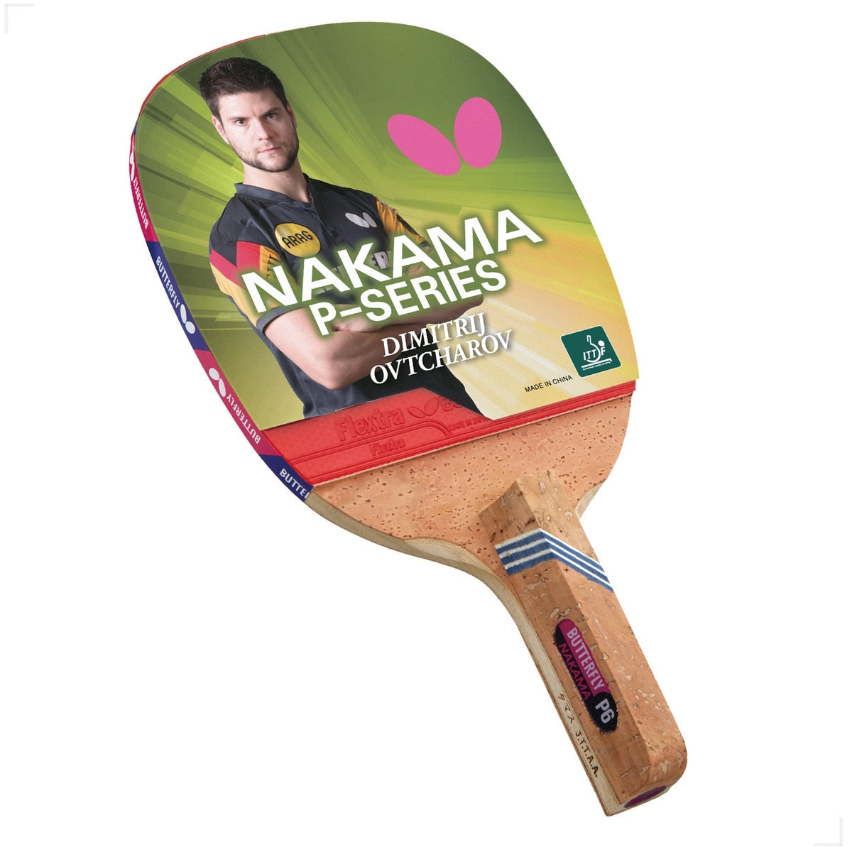 Butterfly Nakama P-6 - Japanese Penhold Table Tennis Racket