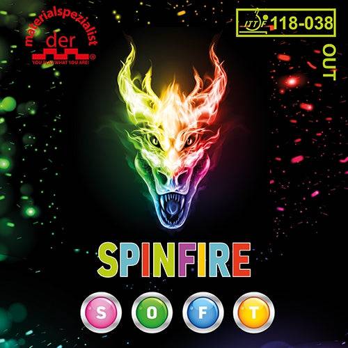 der-materialspezialist Spinfire Soft - Short Pips Table Tennis Rubber