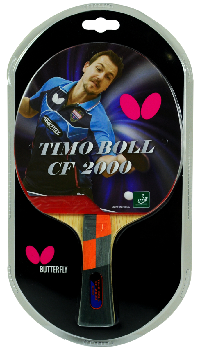 Butterfly Timo Boll CF 2000 Pre Assembled  Shakehand Racket