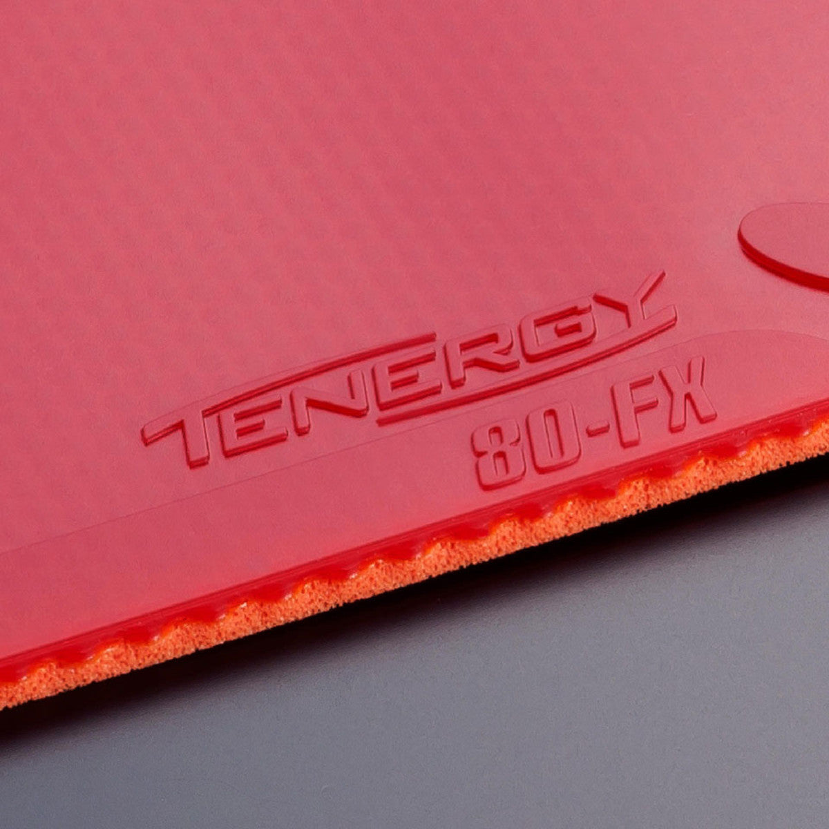 Butterfly Tenergy 80 FX - Table Tennis Rubber in Black and Red