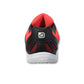 Andro Cross Step 2 Shoes - FieryCoral/Black - Back View - Logo