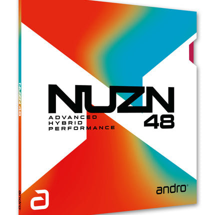 Andro NUZN 48 Inverted Table Tennis Rubber – Medium-Hard Sponge, Spin & Speed