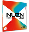 Andro NUZN 48 Inverted Table Tennis Rubber – Medium-Hard Sponge, Spin & Speed