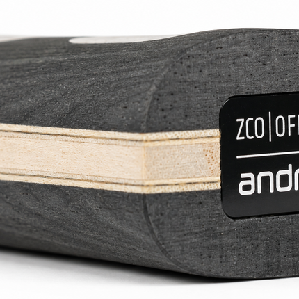 Andro Synteliac ZCO - Offensive Table Tennis Blade - Handle-Edge View
