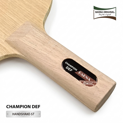 Barna Original Champion Defensive - Table Tennis Blade - ST Handle