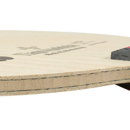 Butterfly Apolonia ZLC - Offensive Table Tennis Blade - Head-Edge View