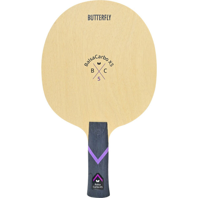 Butterfly Balsa Carbo X5 22 - Offensive Table Tennis Blade - AN - Front