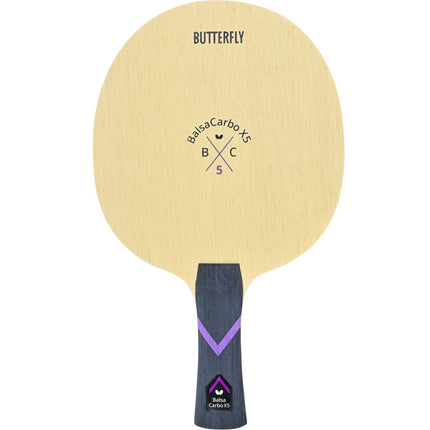 Butterfly Balsa Carbo X5 22 - Offensive Table Tennis Blade - FL - Front