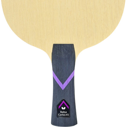 Butterfly BalsaCarbo X5 22 - Flared Handle - Front