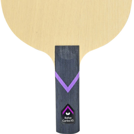 Butterfly BalsaCarbo X5 22 -  Straight Handle - Front