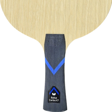 Butterfly BalsaCarbo X7 22 - Flared Handle - Front