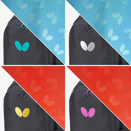Butterfly Baltra Ruck Bag - Gold, Rose, Siver & Turquoise-Blue