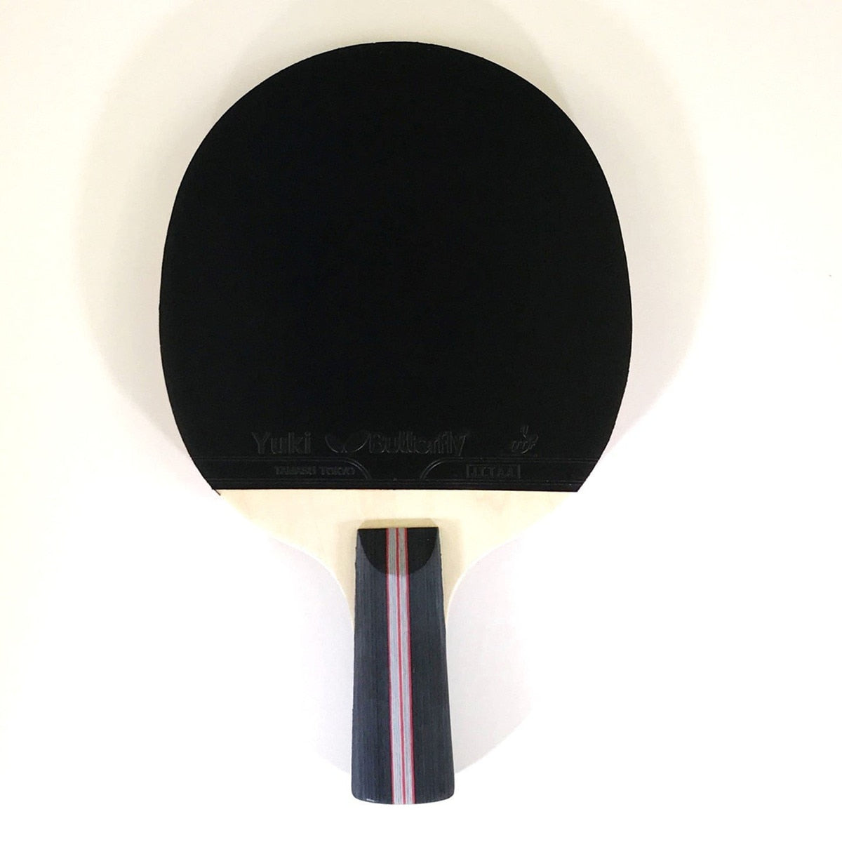 Butterfly Bty 302 CS Pre Assembled Chinese Penhold Racket - BLACK RUBBER