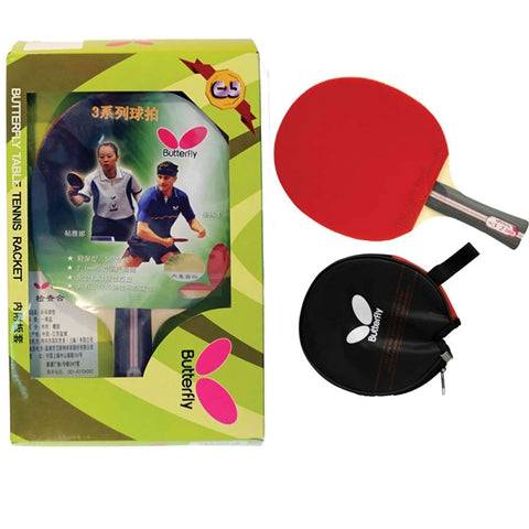 Butterfly Bty 302 Flared Pre Assembled Shakehand Racket - 1