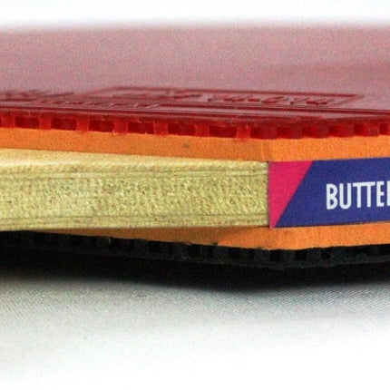 Butterfly Bty 603 Flared Racket - Head - Edge View