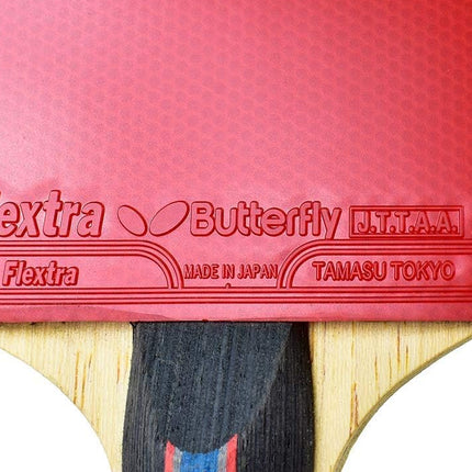 Butterfly Bty 702 - Flared Racket -  Flextra Rubber