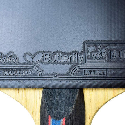 Butterfly Bty 702 - Flared Racket - Wakaba Rubber