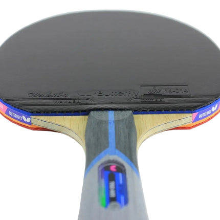 Butterfly Bty 802 - Flared Racket - Wakaba Black Rubber
