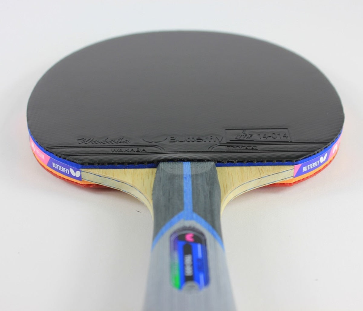 Butterfly Bty 802 - Offensive Table Tennis Racket - Wakaba 2.1 Black Rubber