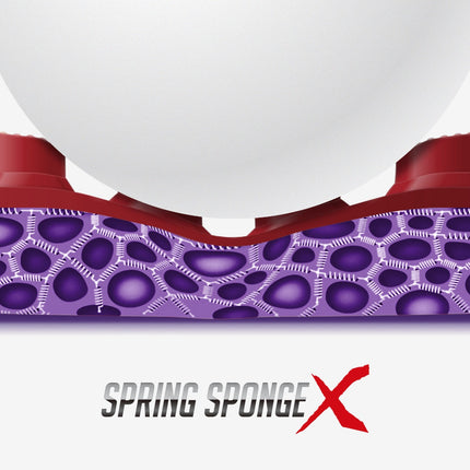 Butterfly Bugller - Short Pips Rubber - Spring Sponge X