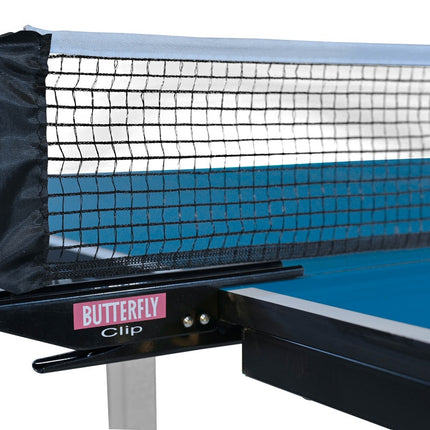 Butterfly Compact 19 - Table Tennis Table - Blue - Net and Post Set