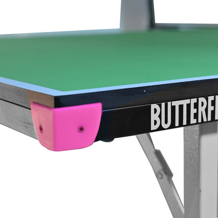 Butterfly Compact 19 - Table Tennis Table - Magenta Corner