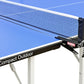 Butterfly Compact Outdoor - Table Tennis Table - Blue - Outdoor Net and Post Set