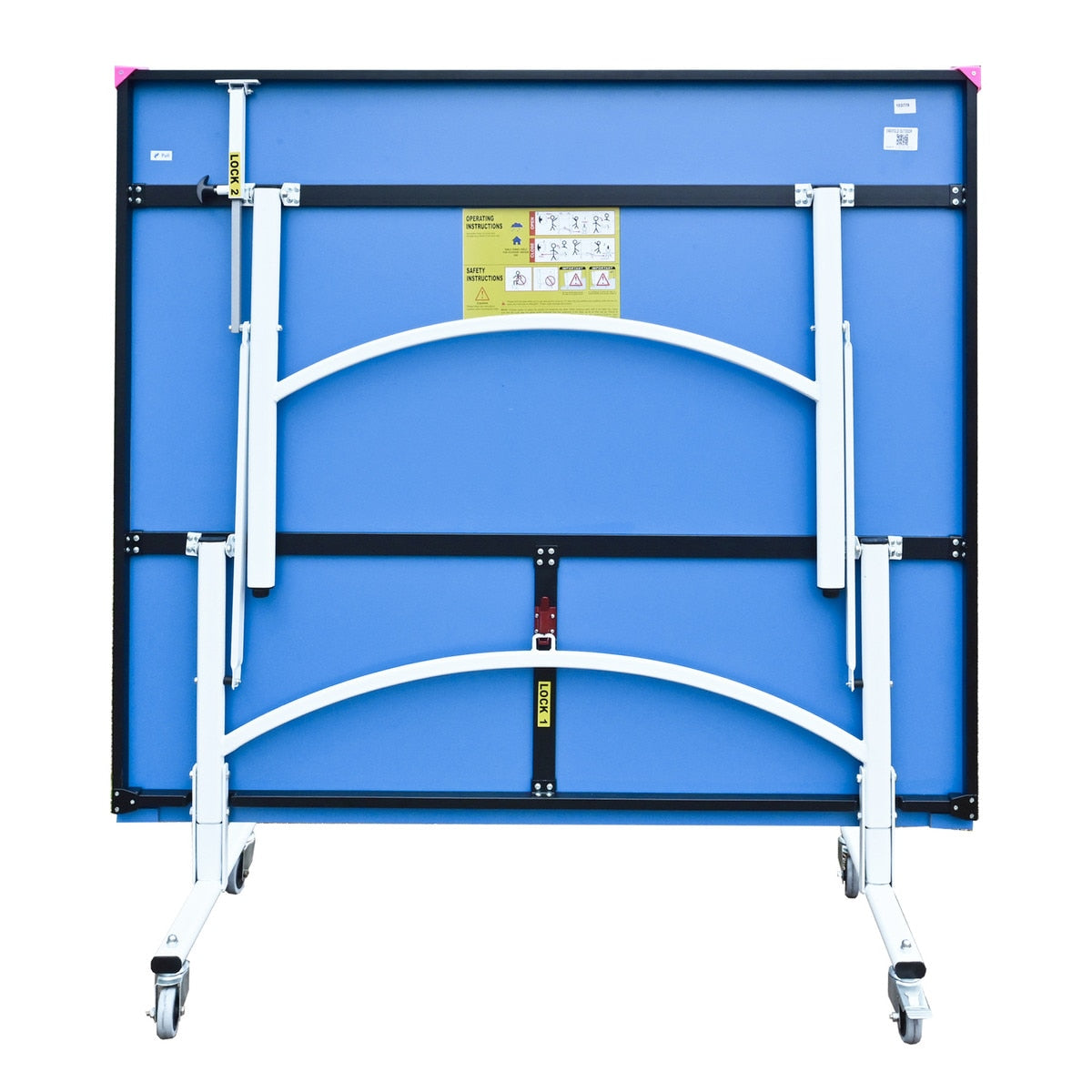 Butterfly Easifold Outdoor Rollaway - Table Tennis Table - Blue - Quick Assembly