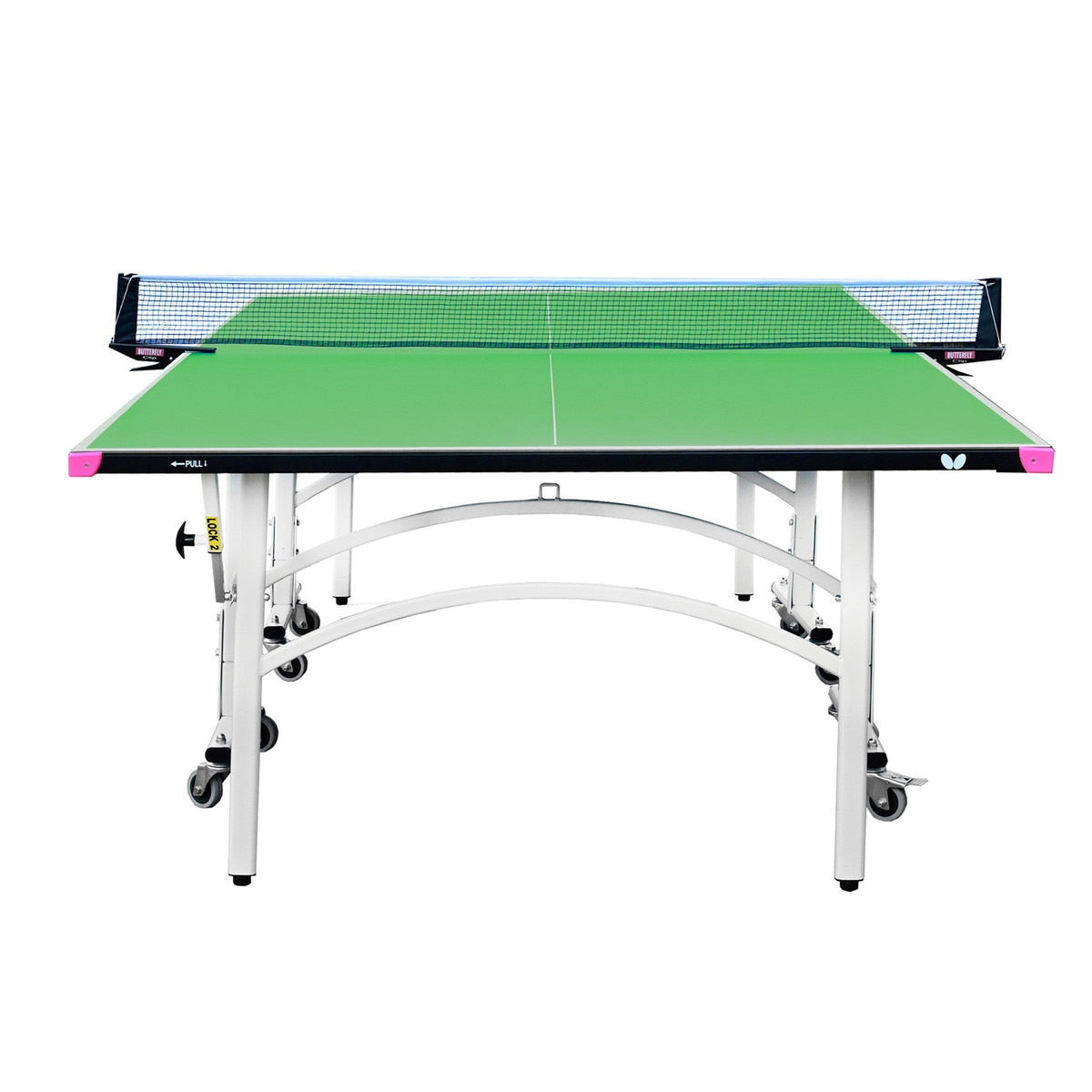 Butterfly Easifold Outdoor Rollaway - Table Tennis Table - Green - Lightweight and Weatherproof Top