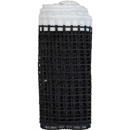 Butterfly Europa II Table Tennis Net and Post Set – Professional Tournament Quality - Black textile net