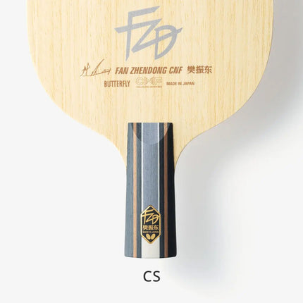 Butterfly Fan Zhendong CNF CS - Table Tennis Blade - Chinese Penhold Handle