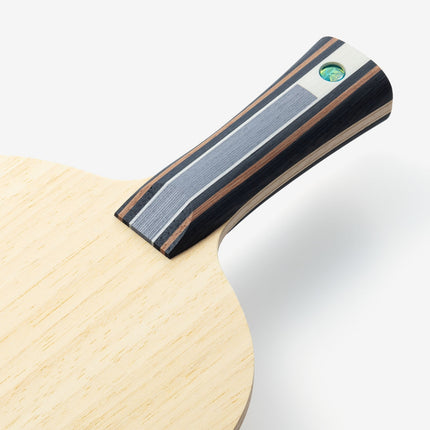 Butterfly Fan Zhendong CNF - Table Tennis Blade - Flared Handle- Back View