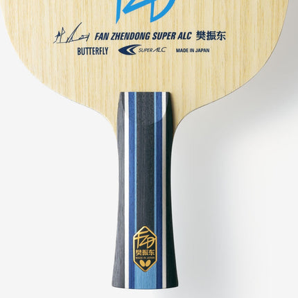 Butterfly Fan Zhendong Super ALC - Table Tennis Blade - Flared Handle Style