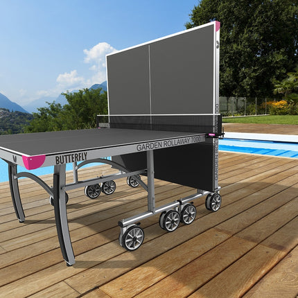 Butterfly Garden 7000 Outdoor Table Tennis Table - Adjustable Feet