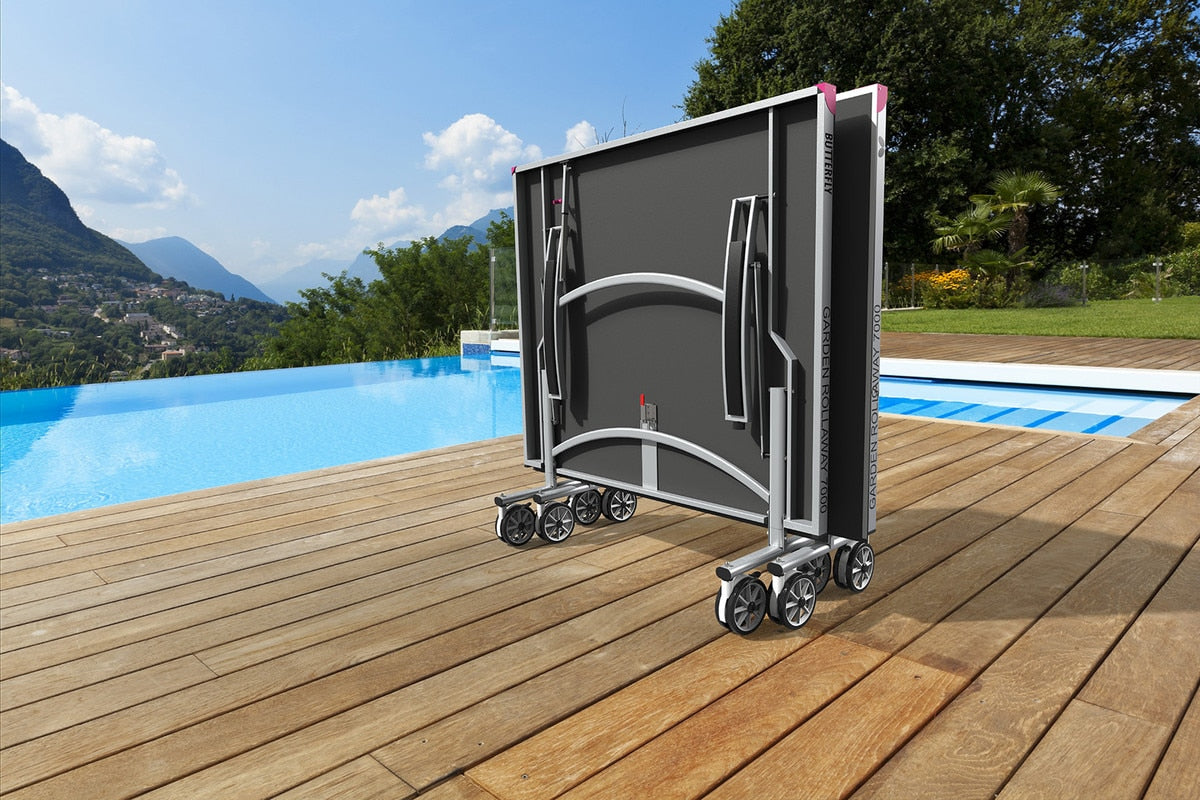 Butterfly Garden 7000 Outdoor Table Tennis Table - Quick Assembly
