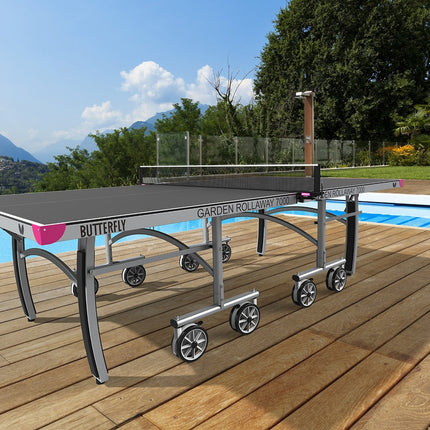Butterfly Garden 7000 Outdoor Table Tennis Table - Weatherproof Top